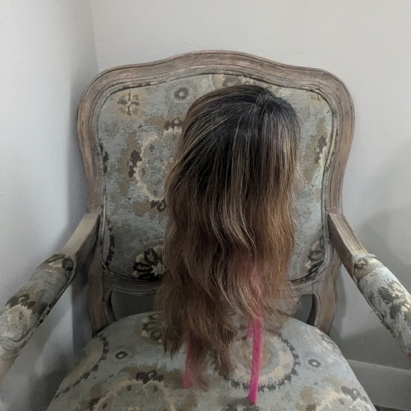 Only one left! BELLETRESS Hair topper lace front mono top -Mocha with Cream. - Picture 4 of 12